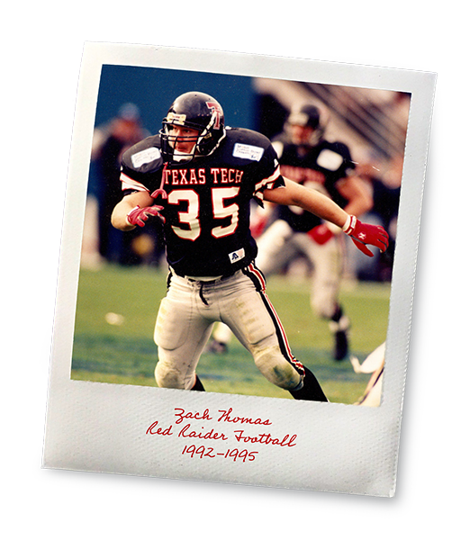Texas Tech Football, Zach Thomas, 1992-1995